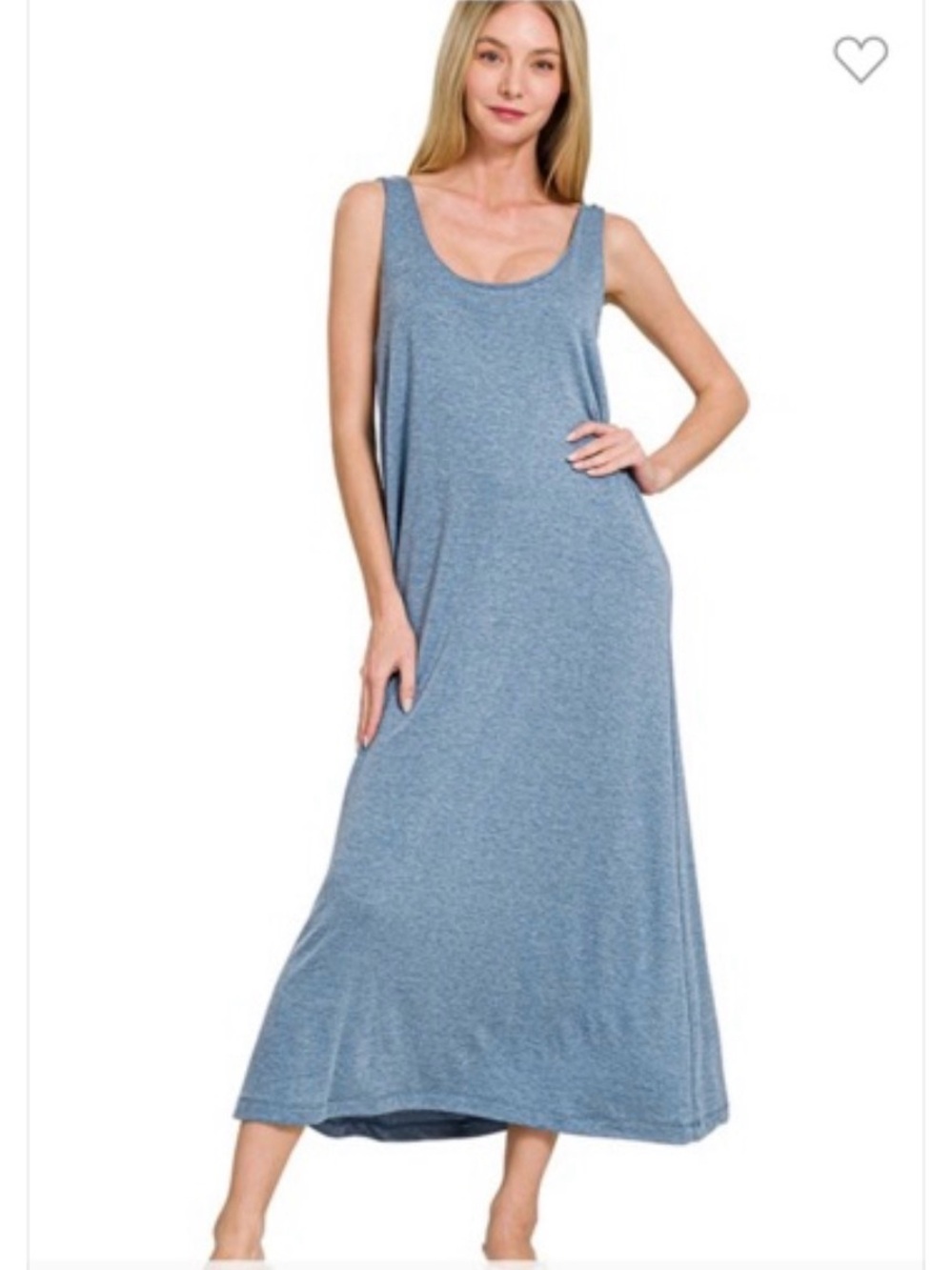 New Zenana French terry dress